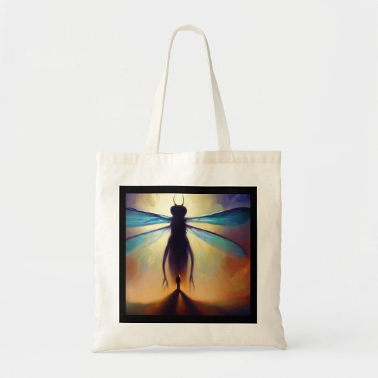 Gedistilleerde dierlijke libel 2 tote bag (Voorkant)