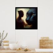Gedistilleerde dierlijke panter 2 poster (Keuken)