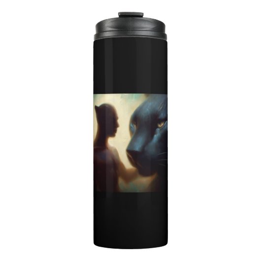 Gedistilleerde dierlijke panter 2 thermosbeker (Voorkant)