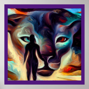 Gedistilleerde dierlijke panter 3 poster