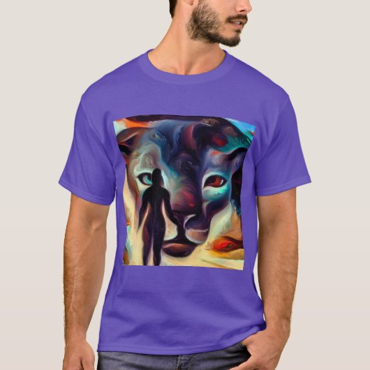 Gedistilleerde dierlijke panter 3 t-shirt (Voorkant)