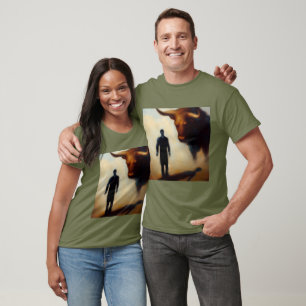 Gedistilleerde dierlijke stier 1 t-shirt