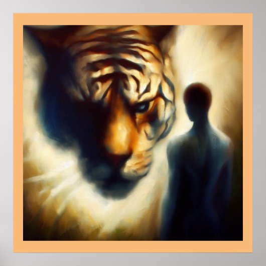 Gedistilleerde dierlijke tijger 1 poster (Voorkant)