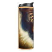 Gedistilleerde dierlijke tijger 1 thermosbeker (Gedraaid links)