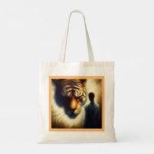 Gedistilleerde dierlijke tijger 1 tote bag (Achterkant)