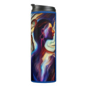 Gedistilleerde dierlijke tijger 3 thermosbeker (Geroteerd rechts)