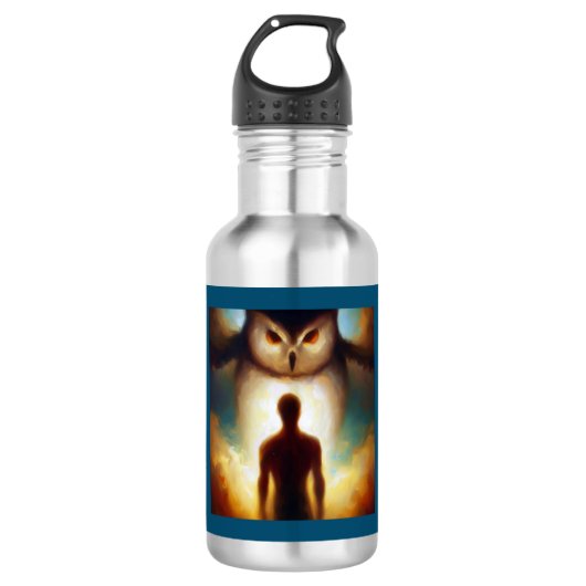 Gedistilleerde dierlijke uil 1 waterfles  (Voorkant)