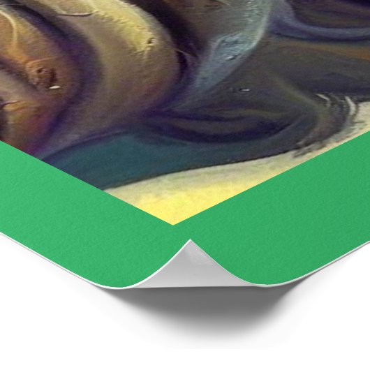 Gedistilleerde dierlijke uil 3 poster (Hoek)