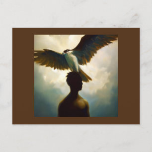 Gedistilleerde dierlijke visarend 1 briefkaart