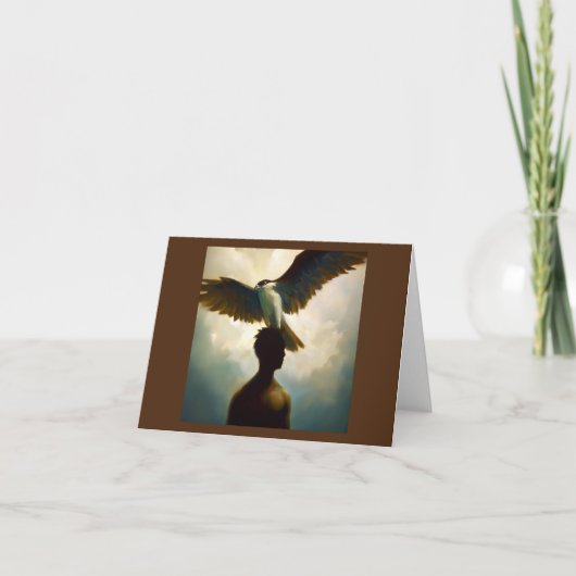 Gedistilleerde dierlijke visarend 1 kaart (Voorkant)