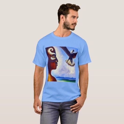 Gedistilleerde dierlijke visarend 3 t-shirt (Voorkant volledig)