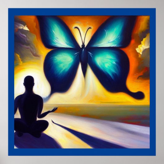 Gedistilleerde dierlijke vlinder 3 poster (Voorkant)