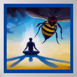 Gedistilleerde dierlijke wesp 3 poster