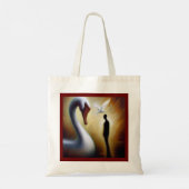 Gedistilleerde dierzwaan 1 tote bag (Achterkant)