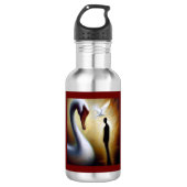 Gedistilleerde dierzwaan 1 waterfles  (Voorkant)