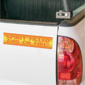 Gedistilleerde drank gevuld bumpersticker (Op Truck)