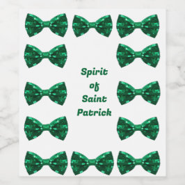 Gedistilleerde drank van Saint Patrick wijn en mou Etiket