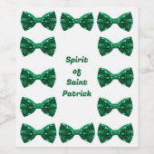 Gedistilleerde drank van Saint Patrick wijn en mou Etiket (Enkel label)