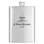 Gedistilleerde dranken van de Whack Mountain Flask Flacon (Voorkant)