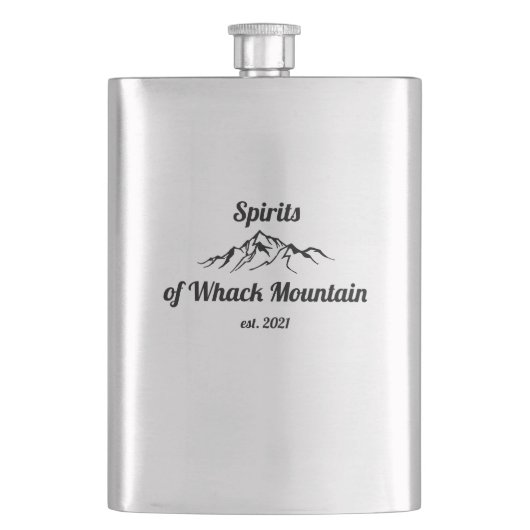 Gedistilleerde dranken van de Whack Mountain Flask Flacon (Voorkant)