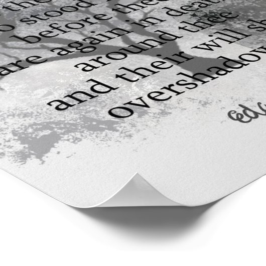 Gedistilleerde dranken van het dichte Edgar Allan  Poster (Hoek)