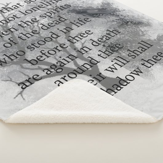 Gedistilleerde dranken van het dichte Edgar Allan  Sherpa Deken (3/4)