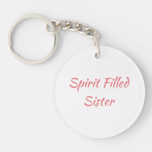 Gedistilleerde gevulde zuster AcrylSleutelhanger Sleutelhanger (Voorkant)