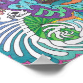 Gedistilleerde kleuren in Amok Poster (Hoek)