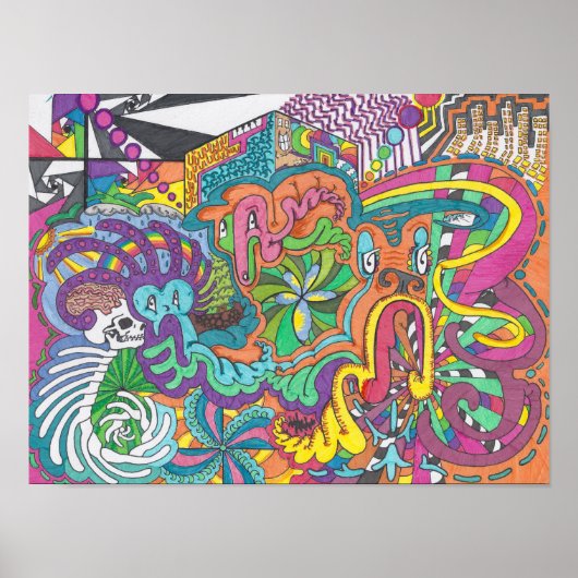 Gedistilleerde kleuren in Amok Poster (Voorkant)