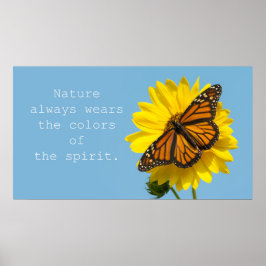 Gedistilleerde kleuren poster