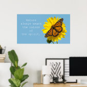 Gedistilleerde kleuren poster (Thuiskantoor)