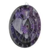 gedistilleerde kwarts die holistische paarse ameth dartbord (Voorkant Links)