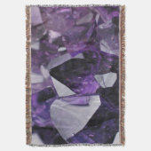gedistilleerde kwarts die holistische paarse ameth deken (Voorkant Verticaal)