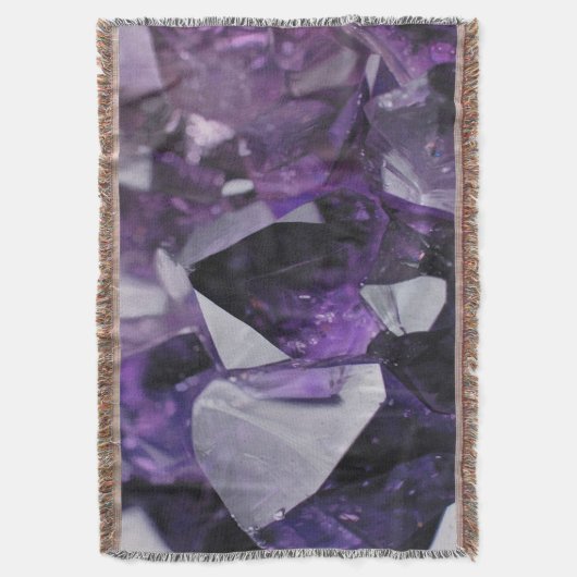 gedistilleerde kwarts die holistische paarse ameth deken (Voorkant Verticaal)