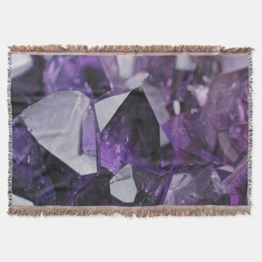 gedistilleerde kwarts die holistische paarse ameth deken (Voorkant)