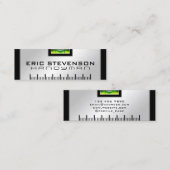 Gedistilleerde lippen lijken mini-visitekaartje mini visitekaartje (Voorkant / Achterkant)