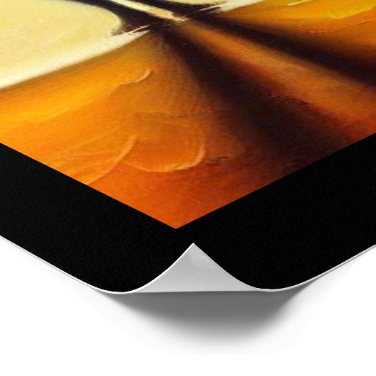 gedistilleerde ooievaar 3 poster (Hoek)