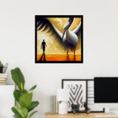 gedistilleerde ooievaar 3 poster (Thuiskantoor)