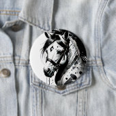 Gedistilleerde Pony 10 Ronde Button 4,0 Cm (In situ)