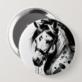 Gedistilleerde Pony 10 Ronde Button 4,0 Cm (Voorkant /achterkant)
