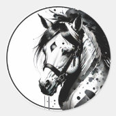 Gedistilleerde Pony 10 Ronde Sticker (Voorkant)
