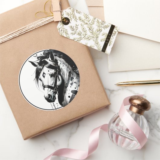 Gedistilleerde Pony 10 Ronde Sticker (Geschenken)