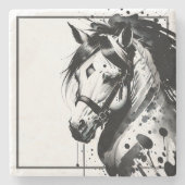 Gedistilleerde Pony 10 Stenen Onderzetter (Voorkant)