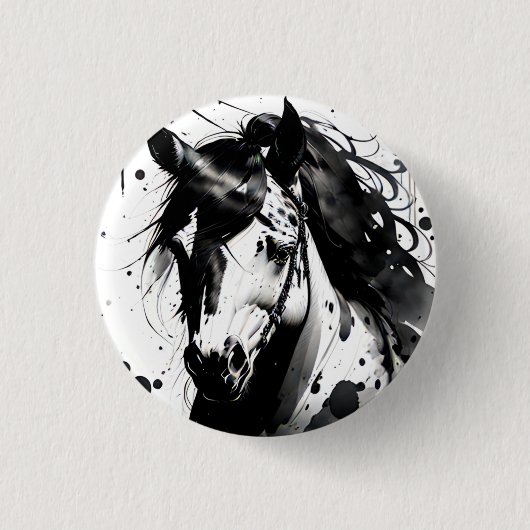 Gedistilleerde Pony 2 Ronde Button 3,2 Cm (Voorkant)