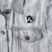 Gedistilleerde Pony 2 Ronde Button 3,2 Cm (In situ)