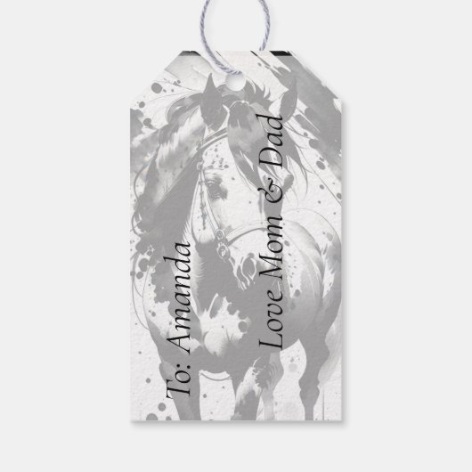 Gedistilleerde Pony 7 Cadeaulabel (Achterkant)