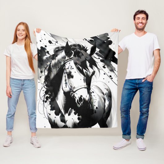 Gedistilleerde Pony 7 Fleece Deken (In situ)