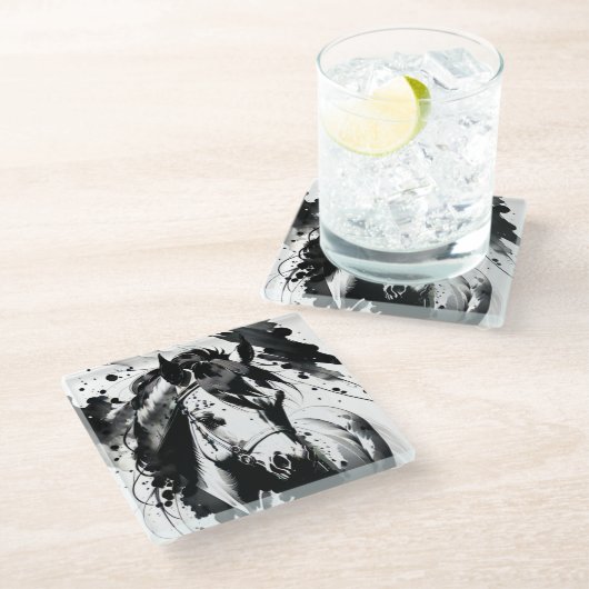 Gedistilleerde Pony 7 Glazen Onderzetter (Schuin)