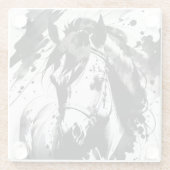 Gedistilleerde Pony 7 Glazen Onderzetter (Achterkant)