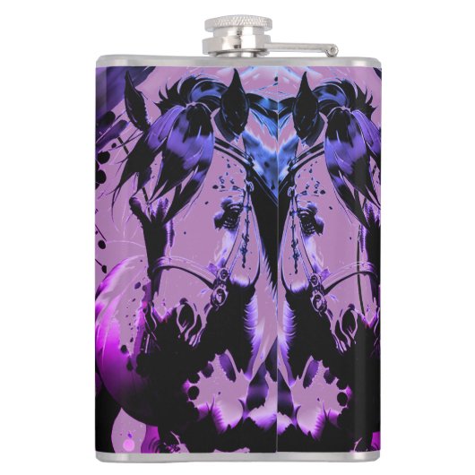 Gedistilleerde Pony 7 Heupfles (Achterkant)